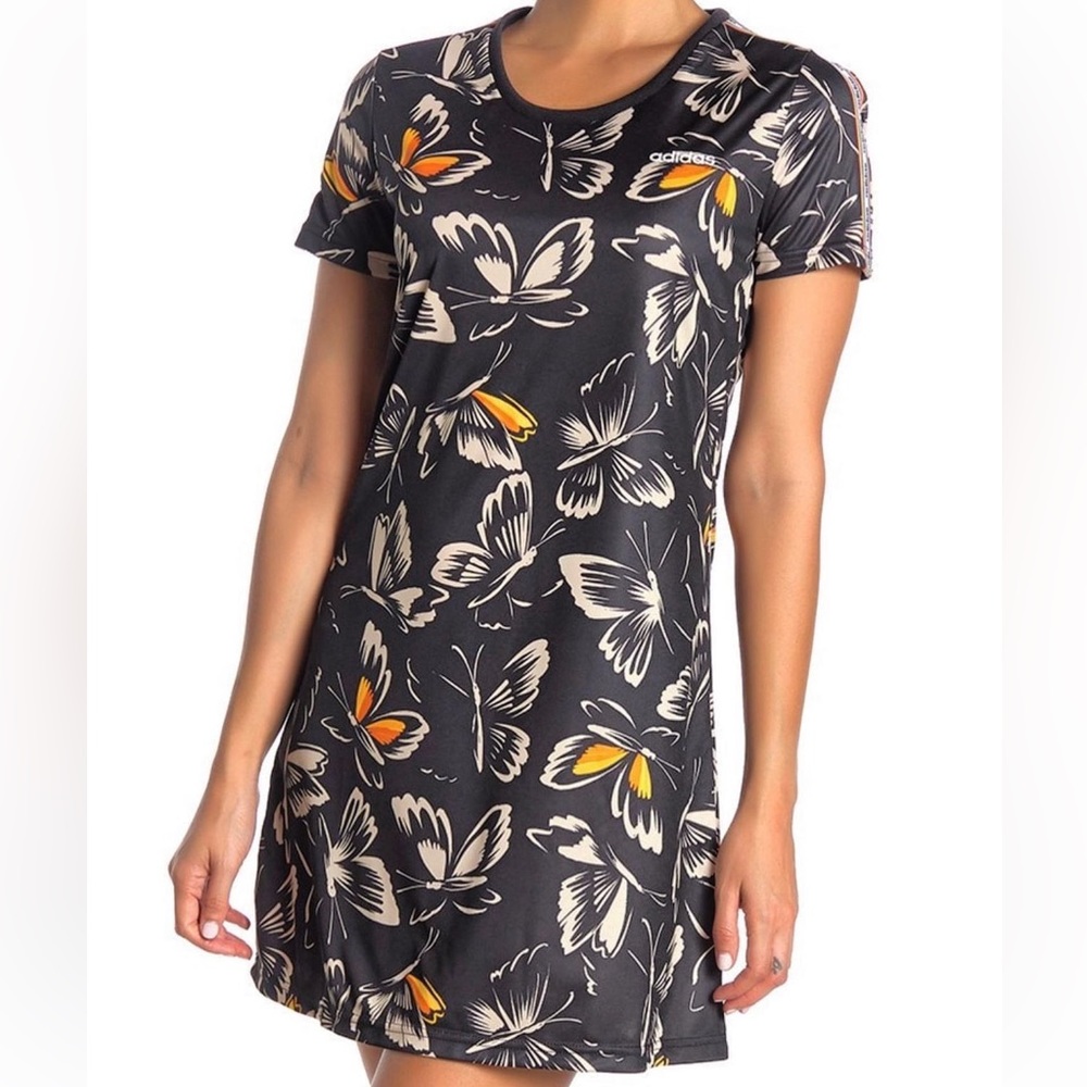ADIDAS Floral Print Dress NWOT